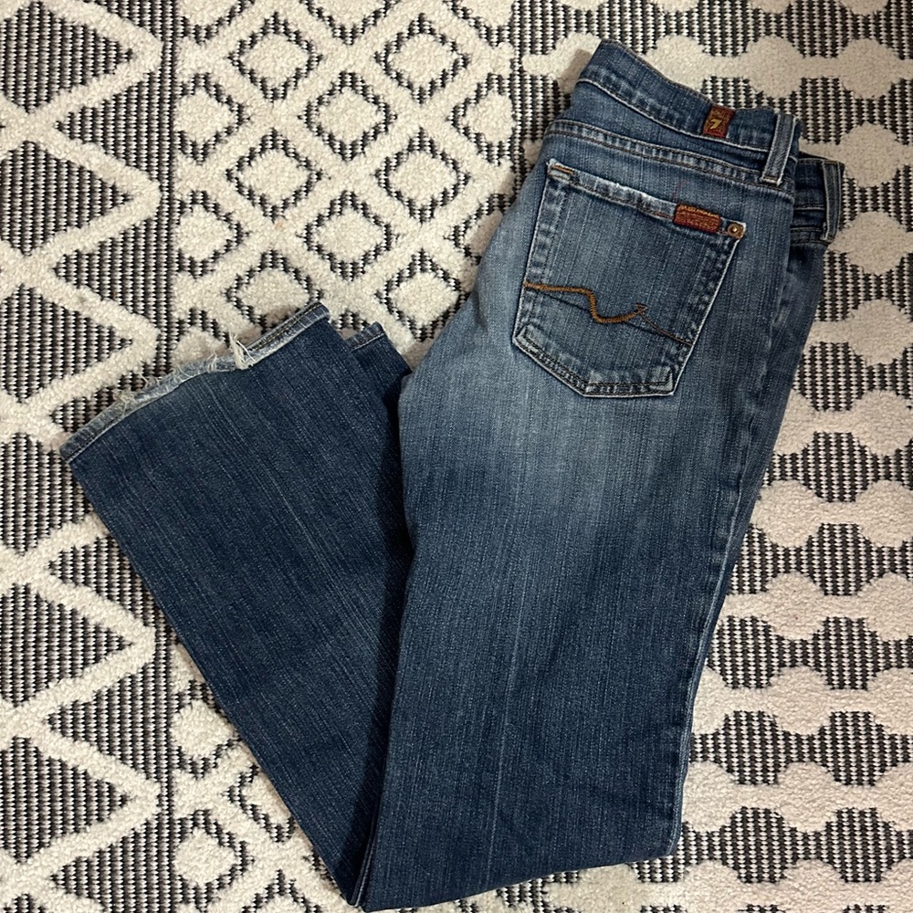 7 for all mankind bootcut mid rise jeans size 29